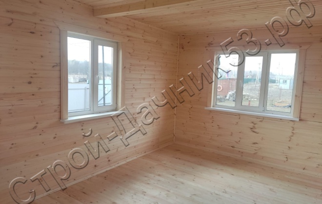 4 Каркасно-щитовой дом Д-3, 9х8.5м, 67.5 М², Московская область, Можайский район, деревня Старое Село. (11)